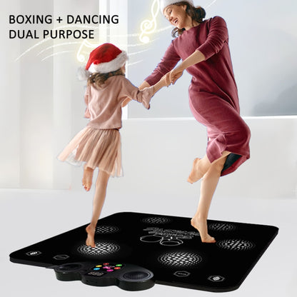 2 In 1 Bluetooth Music Boxing Dance Mat 6 Modes With Guidance Light For Adult and Children 60 x 70 x 6cm 60 x 70 x 6cm - Others by buy2fix | Online Shopping UK | buy2fix