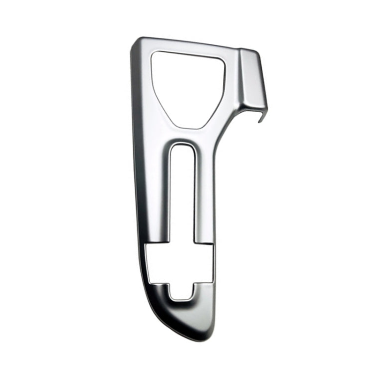 For 2023 Toyota Crown Center Control Gear Decorative Bright Frame, Size: Left-hand Drive(Silver) by buy2fix