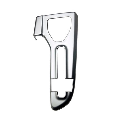 For 2023 Toyota Crown Center Control Gear Decorative Bright Frame, Size: Right-hand Drive(Silver) by buy2fix