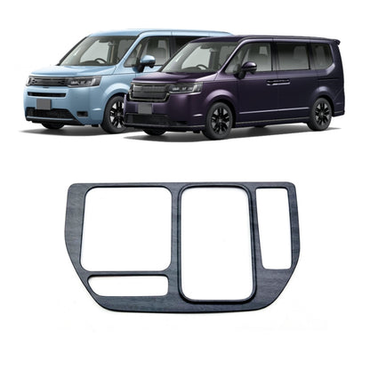 For Honda 2023 Stepwgn Spada Right Hand Drive Center Shift Frame Sticker(Black Wood Grain) by buy2fix