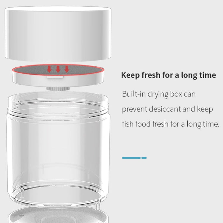 USB Direct Plug / Battery Dual-Use Automatic Fish Feeder Timing Dosing Feeder(White) - Feeders by buy2fix | Online Shopping UK | buy2fix
