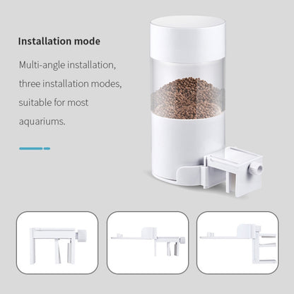 USB Direct Plug / Battery Dual-Use Automatic Fish Feeder Timing Dosing Feeder(White) - Feeders by buy2fix | Online Shopping UK | buy2fix