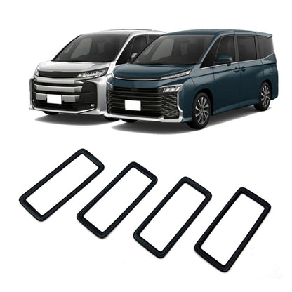 For Toyota 2022 Voxy/Noah 90 Series Rear Air Vent Decorative Frame(Black) by buy2fix
