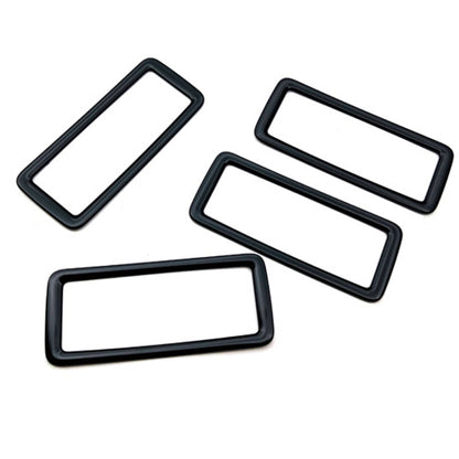For Toyota 2022 Voxy/Noah 90 Series Rear Air Vent Decorative Frame(Black) by buy2fix