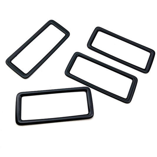 For Toyota 2022 Voxy/Noah 90 Series Rear Air Vent Decorative Frame(Black) by buy2fix