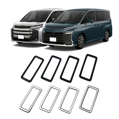 For Toyota 2022 Voxy/Noah 90 Series Rear Air Vent Decorative Frame(Matte Silver) by buy2fix