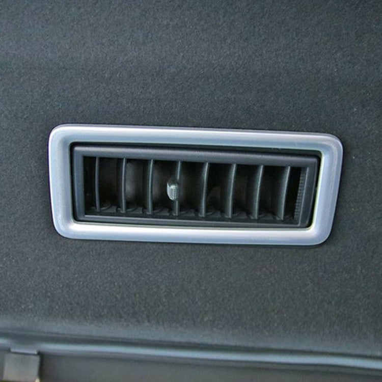 For Toyota 2022 Voxy/Noah 90 Series Rear Air Vent Decorative Frame(Matte Silver) by buy2fix