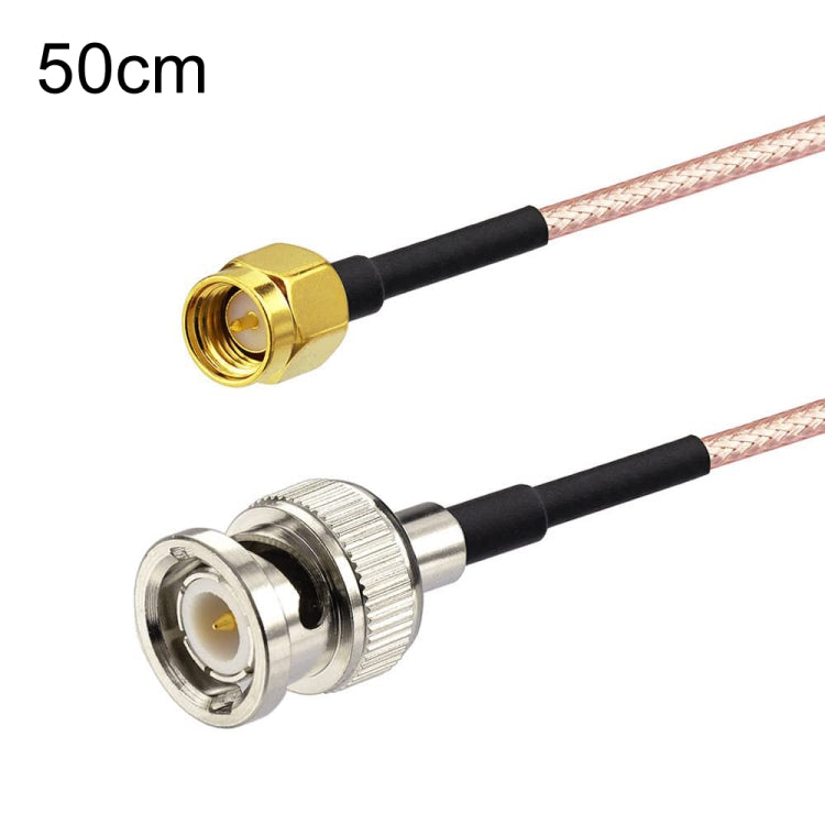 50cm SMA Male To BNC Male RG316 Coaxial RF Adapter Cable by buy2fix