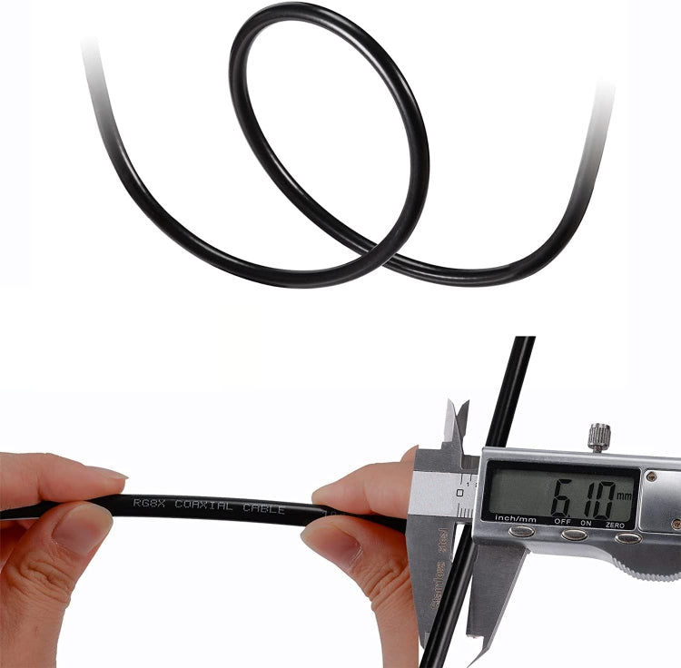 8m N Male To BNC Male RG8X RF Coaxial Cable by buy2fix