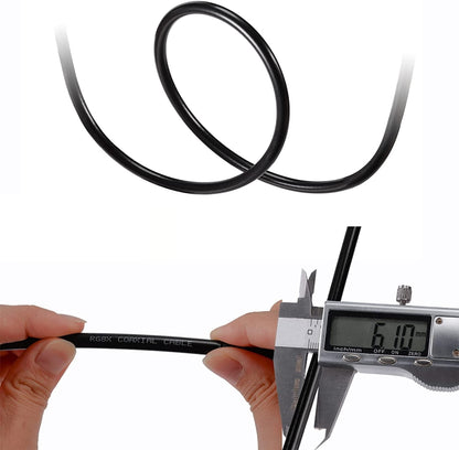 3m N Male To BNC Male RG8X RF Coaxial Cable - Cable by buy2fix | Online Shopping UK | buy2fix