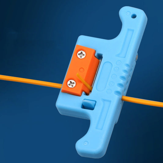 1.9-3.0mm Fiber Optic Tube Unbundle Skylight Longitudinal Cable Unbundling Knife(Blue) by buy2fix