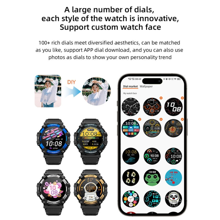 LOKMAT ATTACK 2 PRO 1.39-Inch 5ATM Waterproof Health Monitoring Bluetooth Smart Watch(Silver) - Smart Watches by LOKMAT | Online Shopping UK | buy2fix