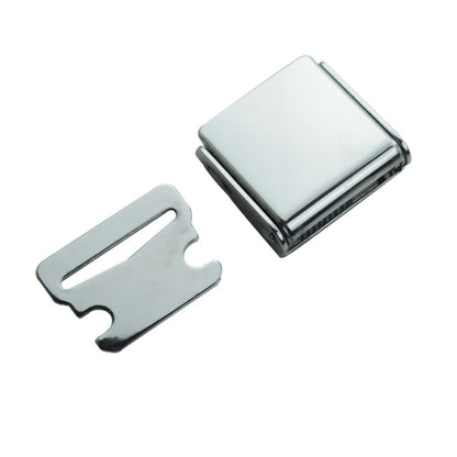 All-metal Aircraft Buckle Safety Belt Accessories(Square) by buy2fix