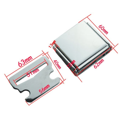 All-metal Aircraft Buckle Safety Belt Accessories(Square) by buy2fix