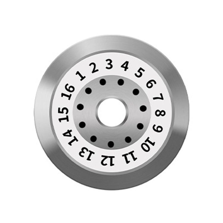 22mm 16 Rotating Surface With Hole Fiber Optic Cutting Knife Replacement Tungsten Steel Blade by buy2fix