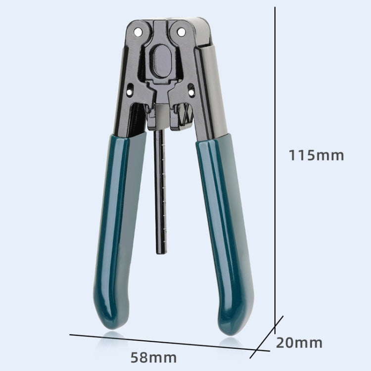 Fiber Optic Stripper Metal Cable Stripper Cold Splicing Tool Pliers(Round Core) by buy2fix
