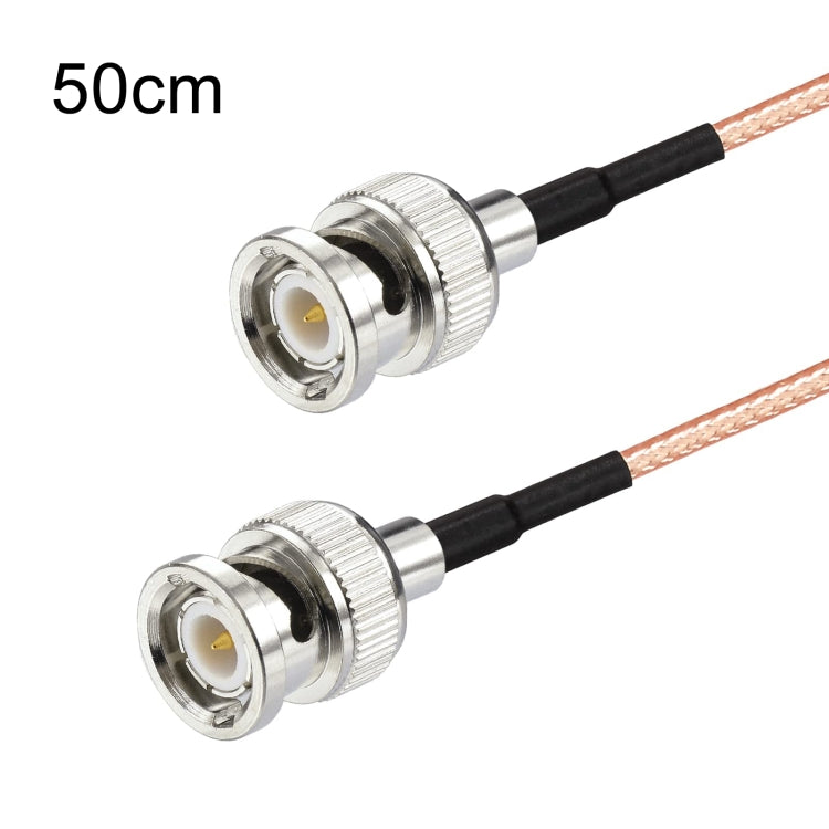 50cm BNC Male to Male RG316 RF Connection Cable BNC Extension Cable by buy2fix