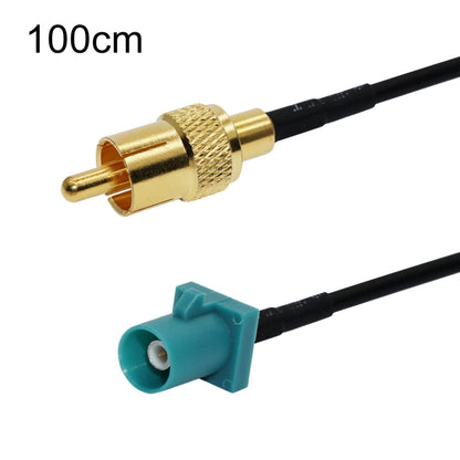 100cm RCA Male To Fakra Z Male RG174 Cable Coaxial RF Adapter Cable by buy2fix