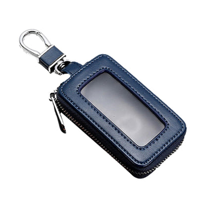 Car Remote Control Universal Visible Zipper Key Case(Royal Blue) by buy2fix