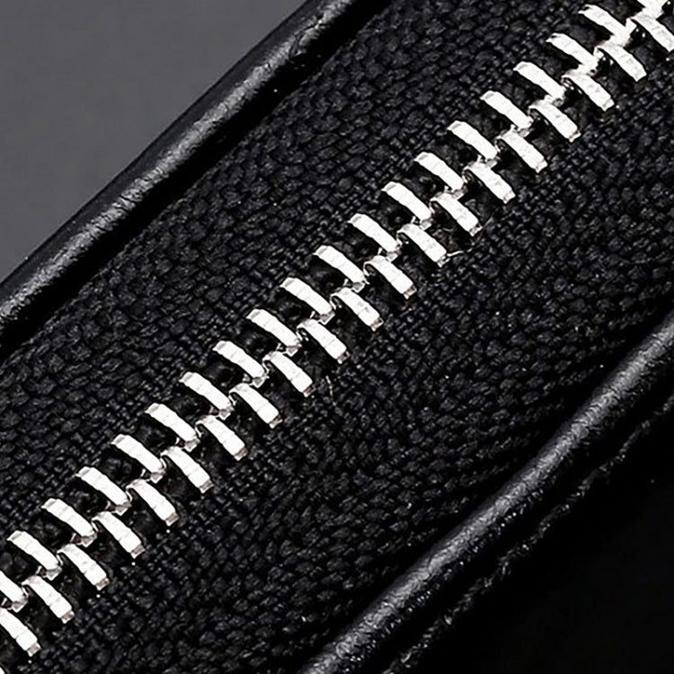 Car Remote Control Universal Visible Zipper Key Case(Black) by buy2fix