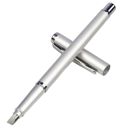 Tungsten Steel Fiber Cutting Knife Pen Type Portable Bare Fiber Cutter, Style: Flat Blade by buy2fix