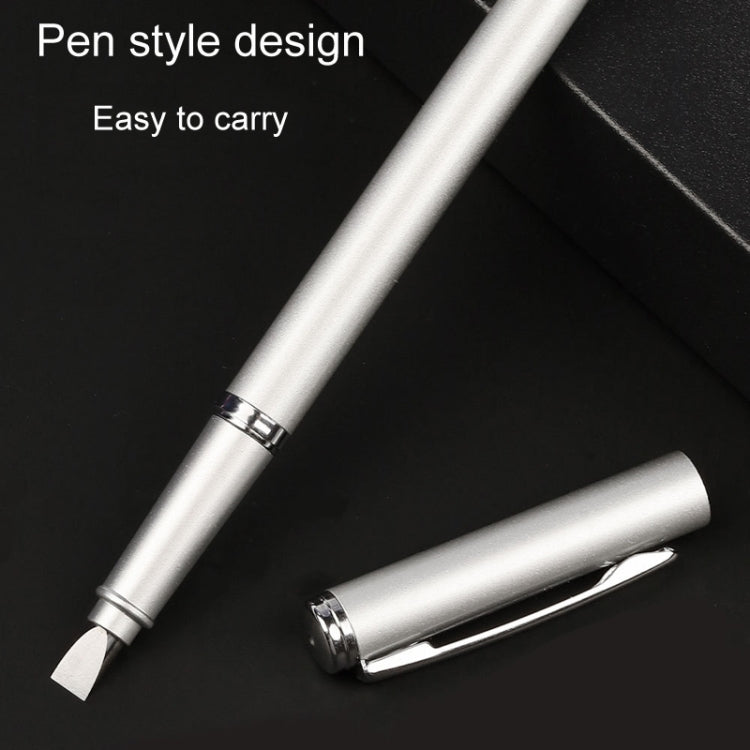 Tungsten Steel Fiber Cutting Knife Pen Type Portable Bare Fiber Cutter, Style: Flat Blade by buy2fix