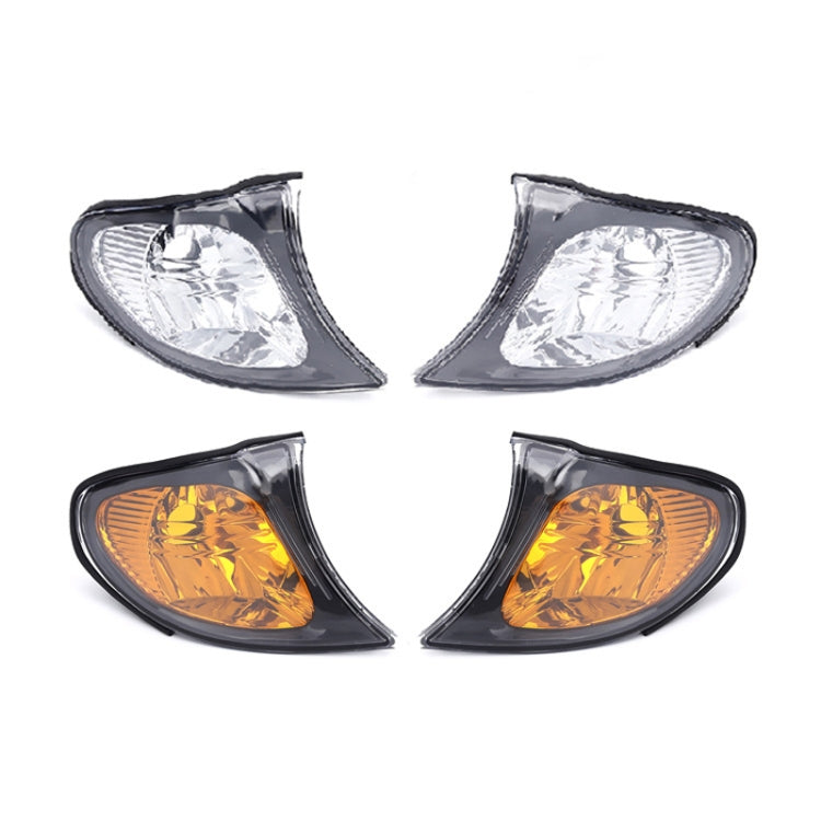 For 2002-2005 BMW 3 Series E46 Car Front Corner Parking Turn Signal Lights(Yellow Left OE 63137165859) by buy2fix