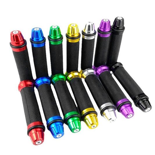 1pair 22mm Motorcycle Universal Handlebar Rubber Cover Oiler CNC Modified Handlebar Grips(Green) - Grips by buy2fix | Online Shopping UK | buy2fix