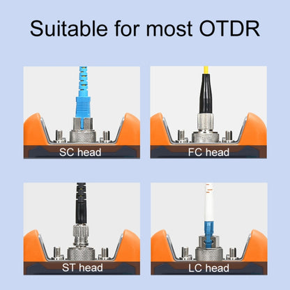 Square Optical Fiber Adapter Reflectometer Optical Port Converter, Interface: OTDR-LC by buy2fix