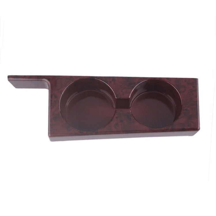 For BMW 5 Series E39/528i/530i/M5 Left-hand Drive Car Central Control Cup Holder, Color: Rosewood Color With Groove by buy2fix