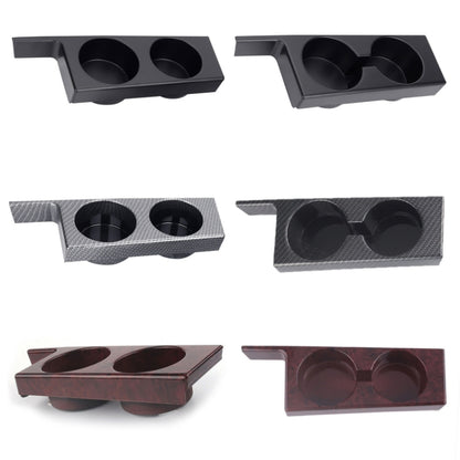 For BMW 5 Series E39/528i/530i/M5 Left-hand Drive Car Central Control Cup Holder, Color: Black With groove by buy2fix