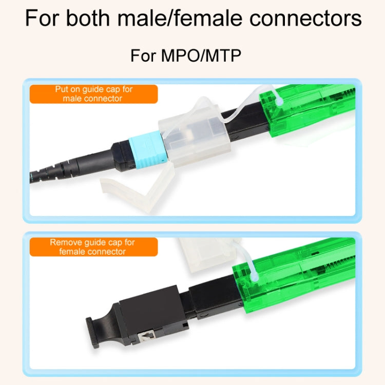 For MPO / MTP Fiber Optic Cleaning Pen Optical Module Ferrule Endface Cleaner(Green) by buy2fix
