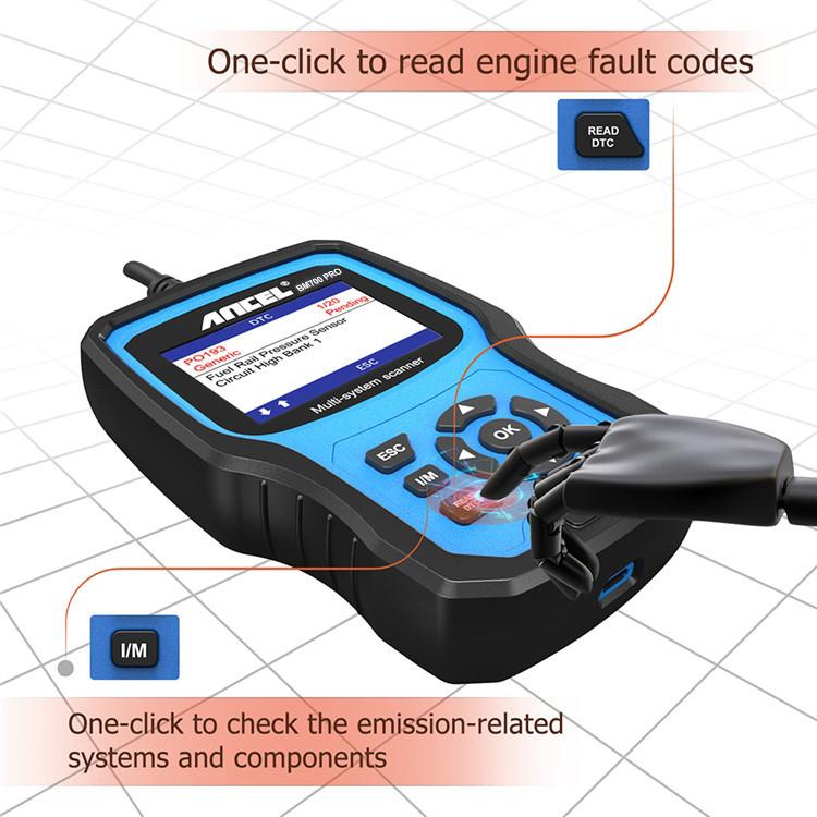 ANCEL BM700 Upgraded Version For BMW Full System Diagnostic OBDII Tester Maintenance And Resetting Repair Tools - Code Readers & Scan Tools by buy2fix | Online Shopping UK | buy2fix
