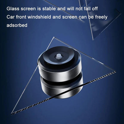 Car Suction Cup Dashboard Magnetic Support Bracket Cell Phone Navigation Mount(Black) by buy2fix