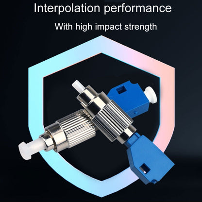 Fiber Optic Conversion Adaptor Patch Cords And Pigtails Square Connector, Specification: FC-LC by buy2fix