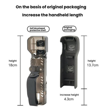 For DJI OSMO Pocket 3 RCSTQ Transparent Protective Case Global Anti-Dislodgement Strap Storage Shell - Case & Bags by RCSTQ | Online Shopping UK | buy2fix