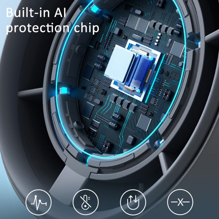 Handheld Turbine Fan 120 Speed ?Brushless Motor Fan(Space Gray) by buy2fix