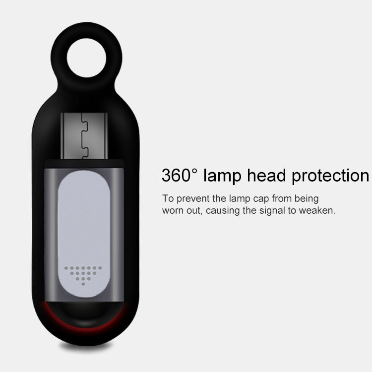 R09 For iPhone 15 Series Mobile Phone Infrared TV Air Conditioner Smart Remote Control(Black USB-C) - Phone Remote Control by buy2fix | Online Shopping UK | buy2fix