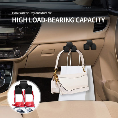 2pcs Car Front Armrest Box Storage Hook For Toyota Corolla Camry Avalon RAV4(Black) by buy2fix