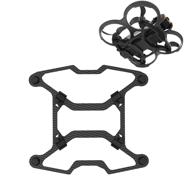 For DJI Avata 2 RCSTQ Chassis Armor Carbon Fiber Lightweight Protection Crash Bumper by RCSTQ