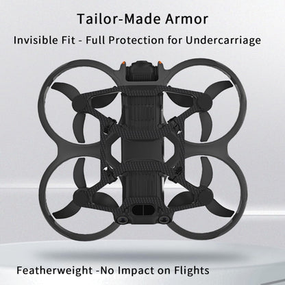 For DJI Avata 2 RCSTQ Chassis Armor Carbon Fiber Lightweight Protection Crash Bumper by RCSTQ