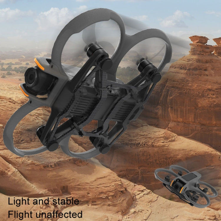 For DJI Avata 2 RCSTQ Chassis Armor Carbon Fiber Lightweight Protection Crash Bumper by RCSTQ