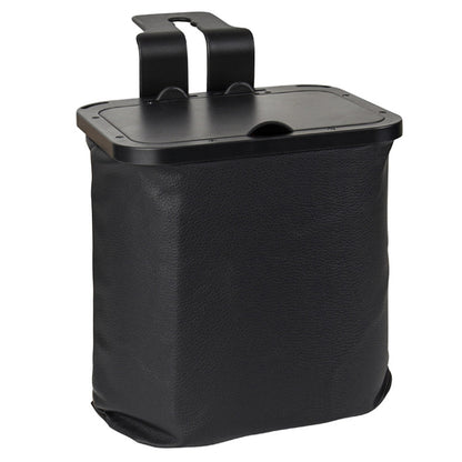 Car Rear Seat Foldable Large Capacity Hanging Waterproof Trash Can(Black) by buy2fix