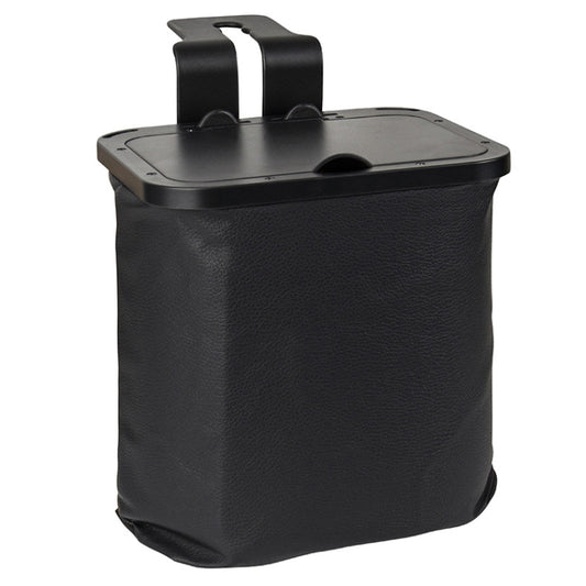 Car Rear Seat Foldable Large Capacity Hanging Waterproof Trash Can(Black) by buy2fix