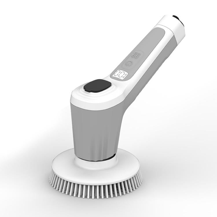 6 In 1 Automatic Water Spray Electric Spin Scrubber 53 Inch Cordless Rechargeable Cleaning Brush by buy2fix