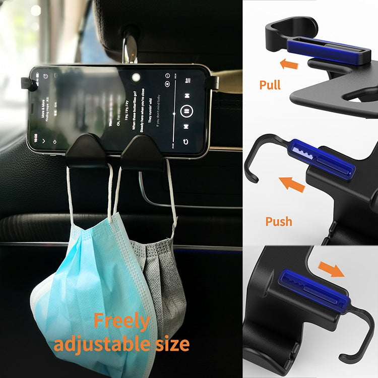 2pcs Car Decorative Hook Mobile Phone Holder(A-3) by buy2fix