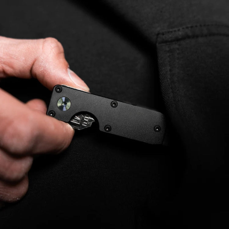 Compact Key Organizer Metal Key Chain Can Hold 2-6 Keys Royal Blue by buy2fix