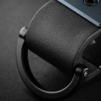 Compact Key Organizer Metal Key Chain Can Hold 2-6 Keys Black Forged Carbon by buy2fix