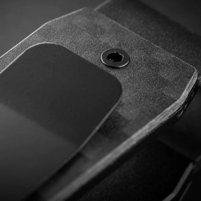 Compact Key Organizer Metal Key Chain Can Hold 2-6 Keys Blue Forged Carbon by buy2fix