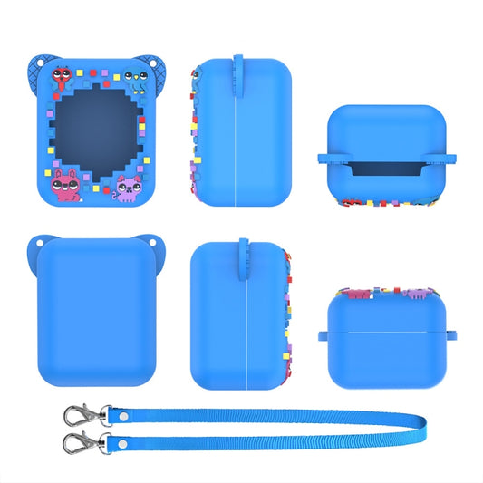 For Bitzee Electronic Pet Machine Silicone Protective Case(Blue) - Cases by buy2fix | Online Shopping UK | buy2fix